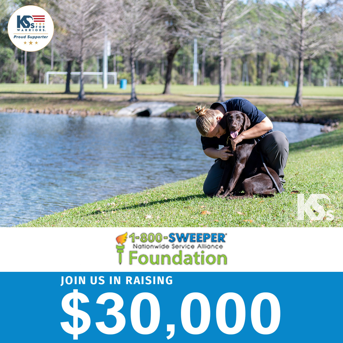You are currently viewing K9s For Warriors: Support Innovative Solutions for Veterans and Rescue Dogs: Join the 1-800-SWEEPER Foundation Fundraiser